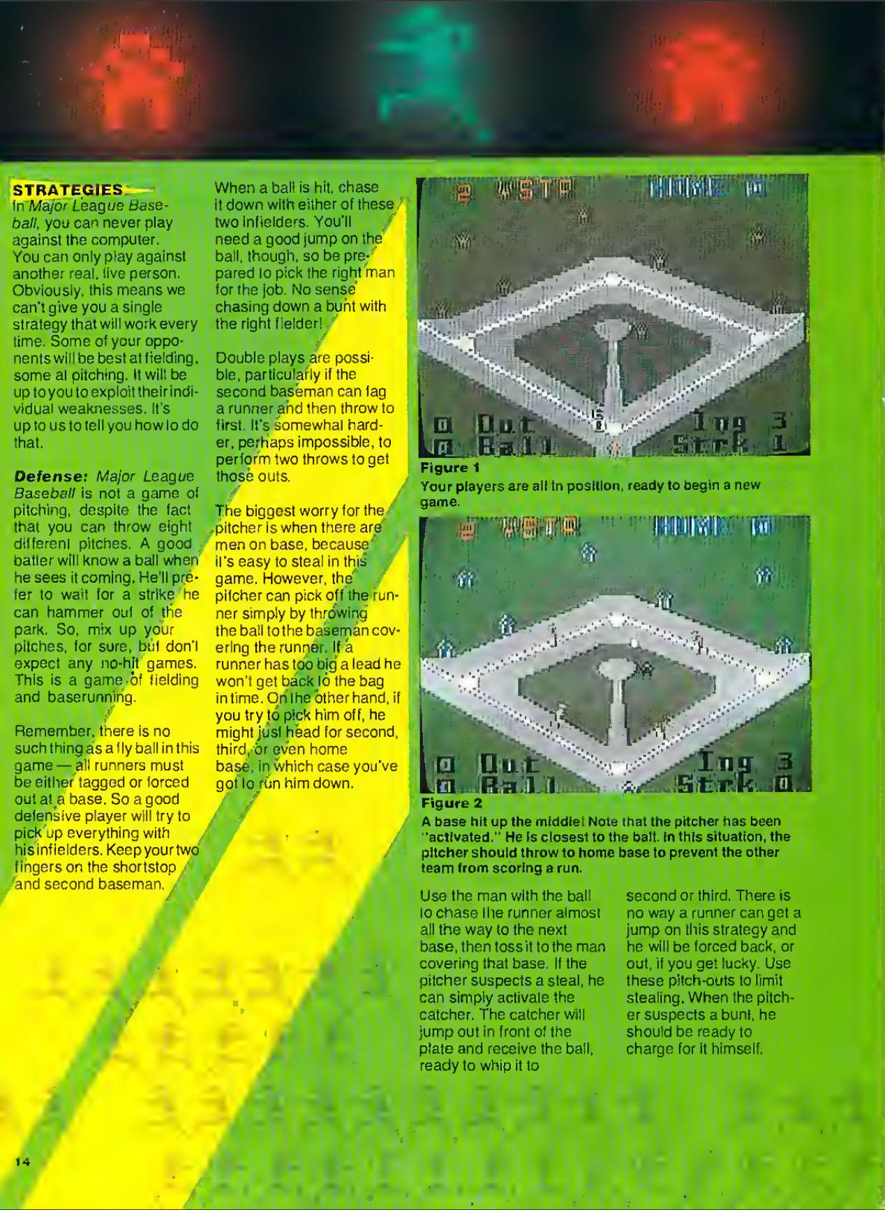 Major League Baseball Review, Joystik December 1982 page 14