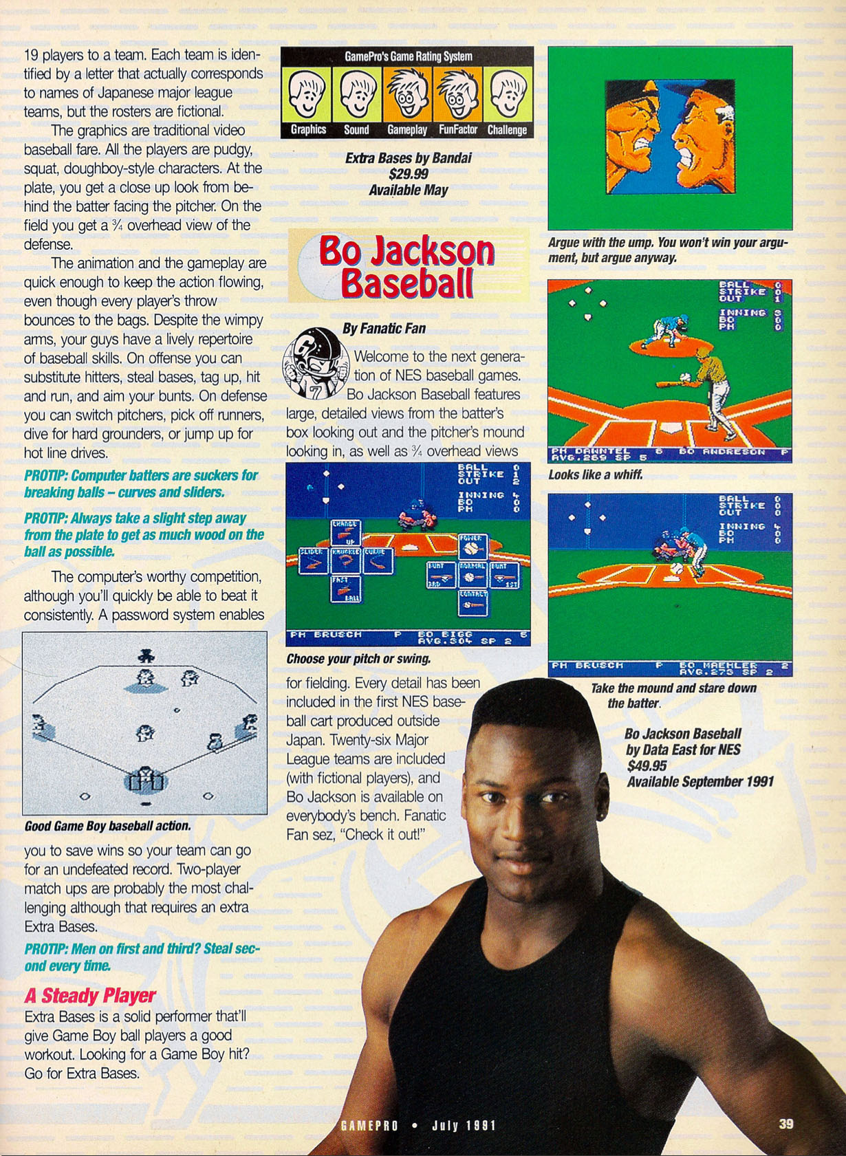 Baseball Blowout, GamePro July 1991 page 39